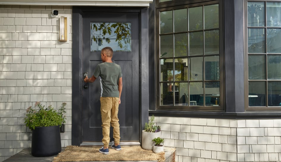 Vivint Smart Lock on home in Greenville